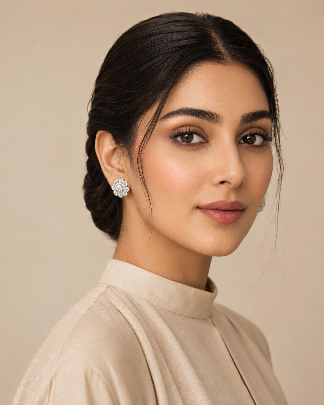 ZEVAR GALLERY Celestial Bloom Diamond Studs